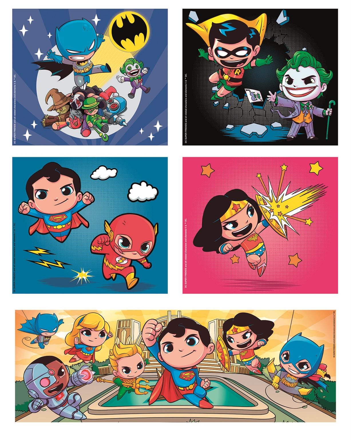 CLEMENTONI Puzzle DC Super Friends 10v1