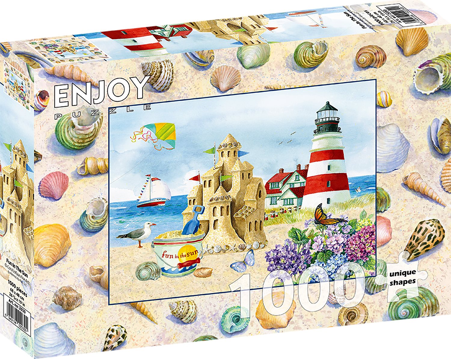 ENJOY Puzzle Zábava na sluníčku 1000 dílků