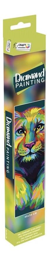 GRAFIX Diamantové malování Panter 40x50cm