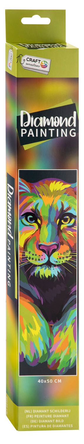 GRAFIX Diamantové malování Panter 40x50cm