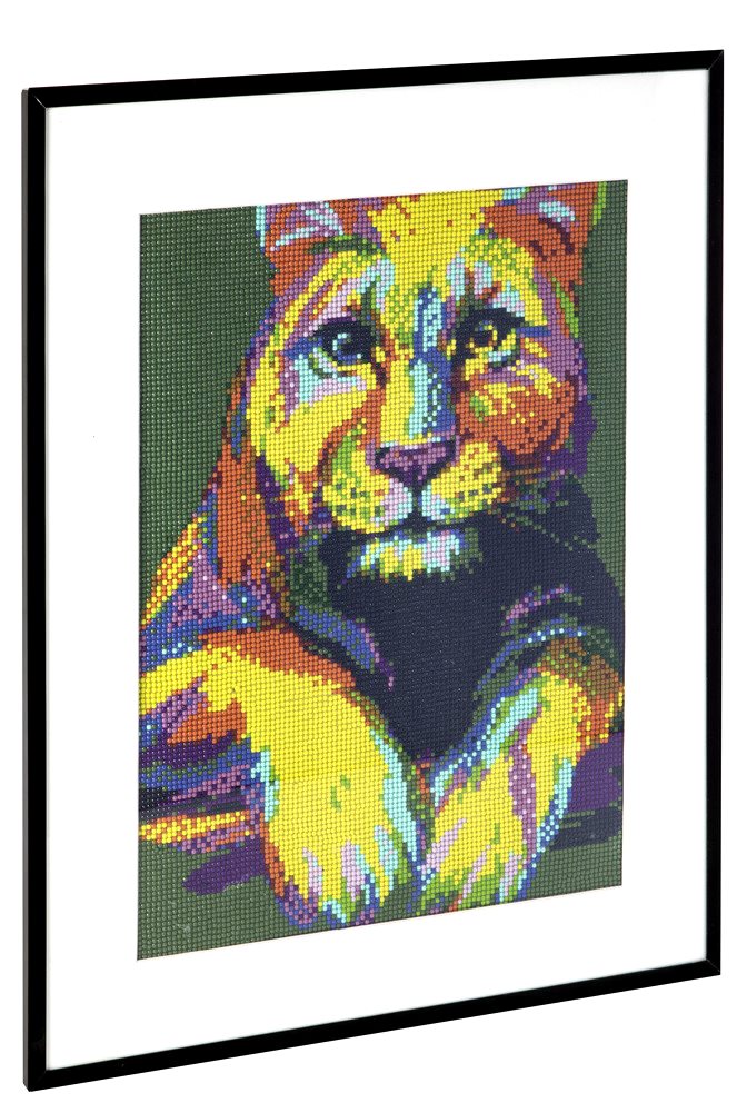 GRAFIX Diamantové malování Panter 40x50cm