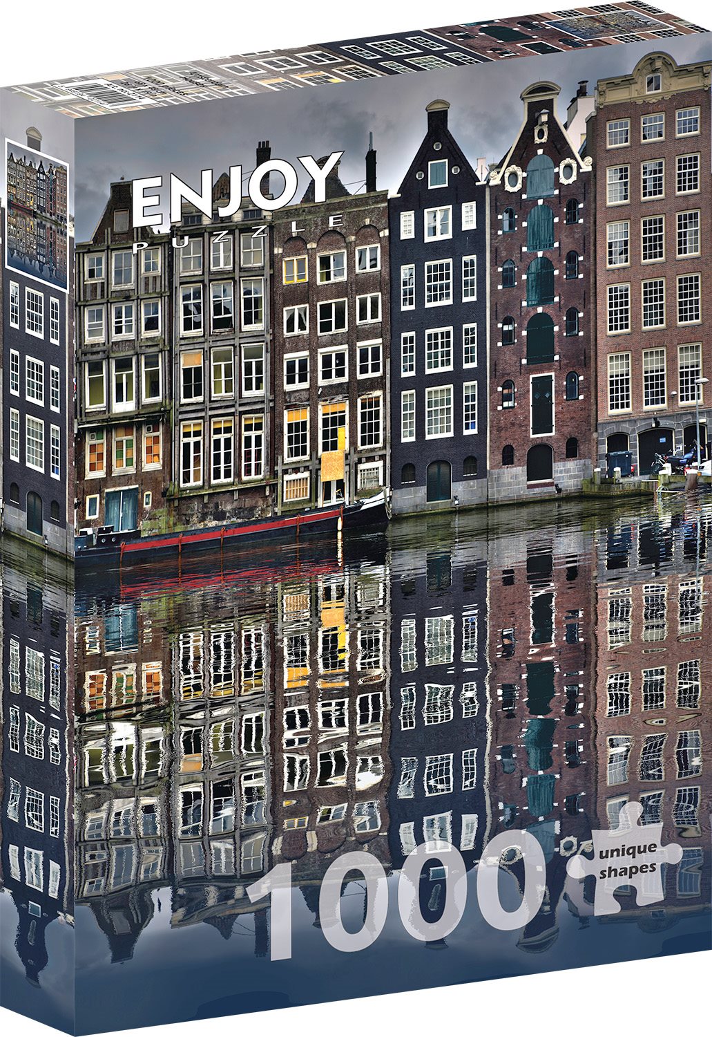 ENJOY Puzzle Domy v Amsterdamu 1000 dílků