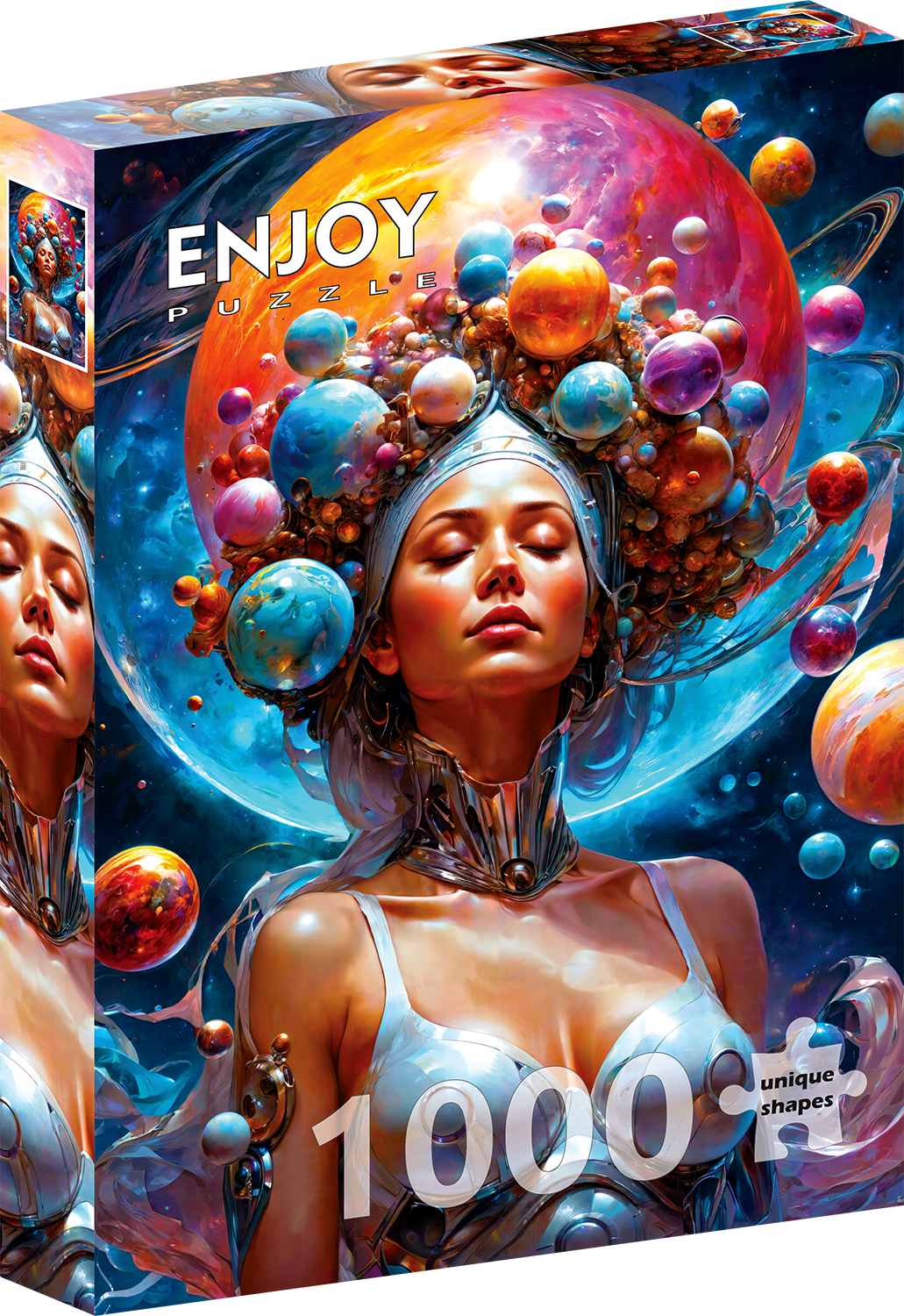 ENJOY Puzzle Vesmírná bohyně 1000 dílků