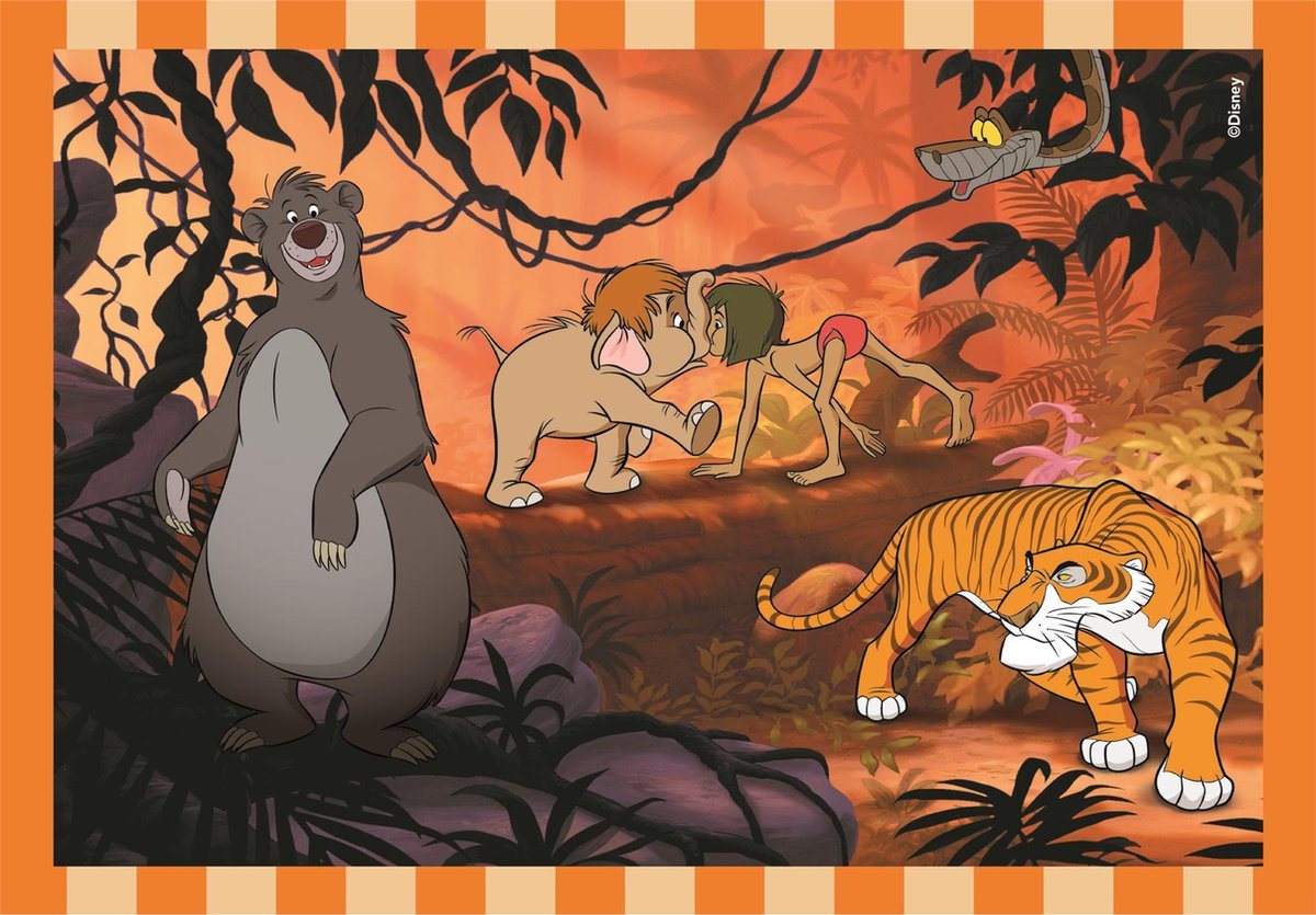 CLEMENTONI Puzzle Disney klasika 4v1 (12+16+20+24 dílků)