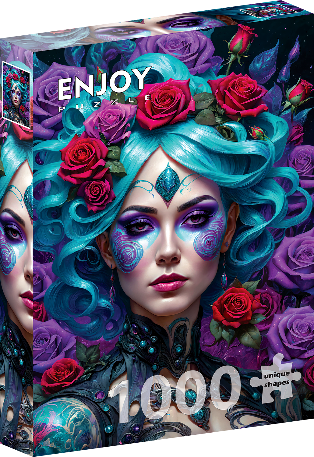 ENJOY Puzzle Gotické květiny 1000 dílků