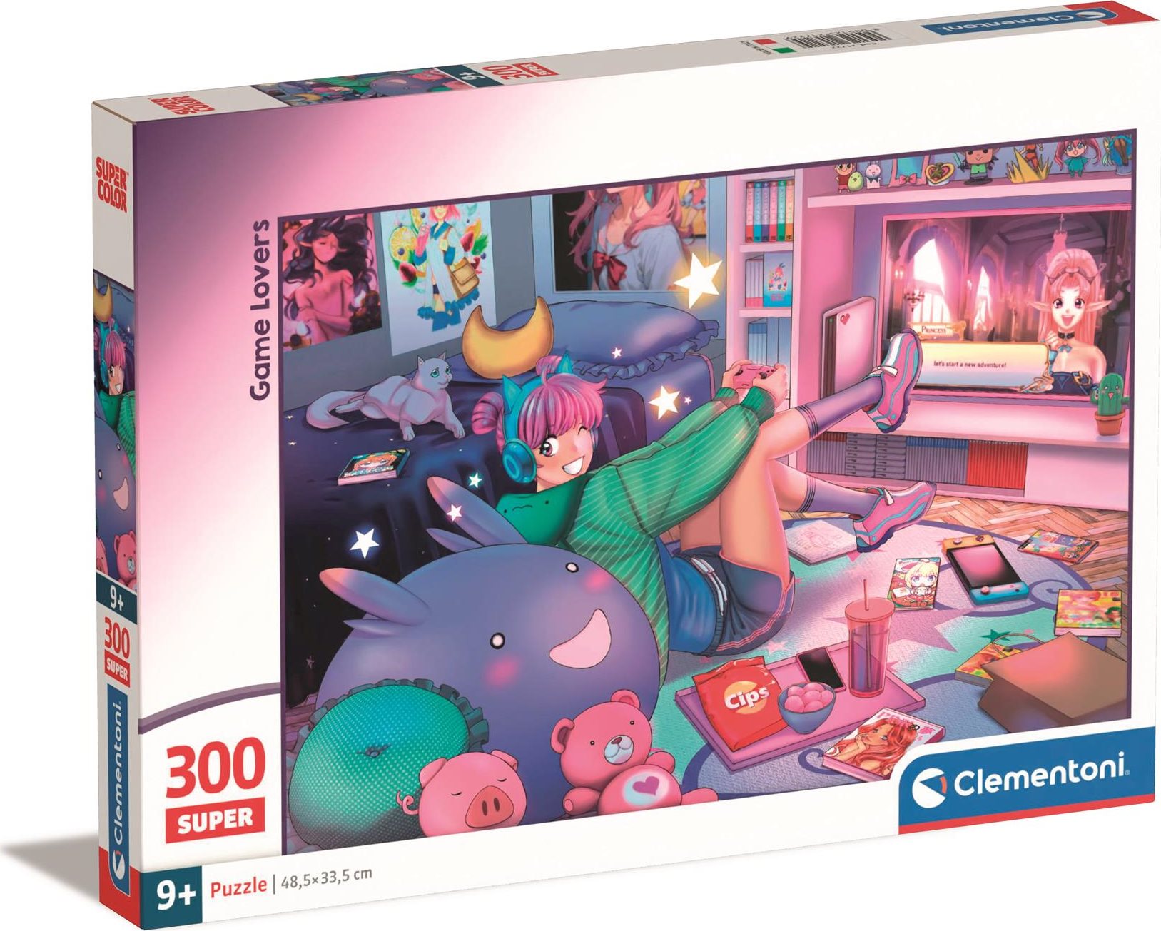 CLEMENTONI Puzzle Herní nadšenci 300 dílků