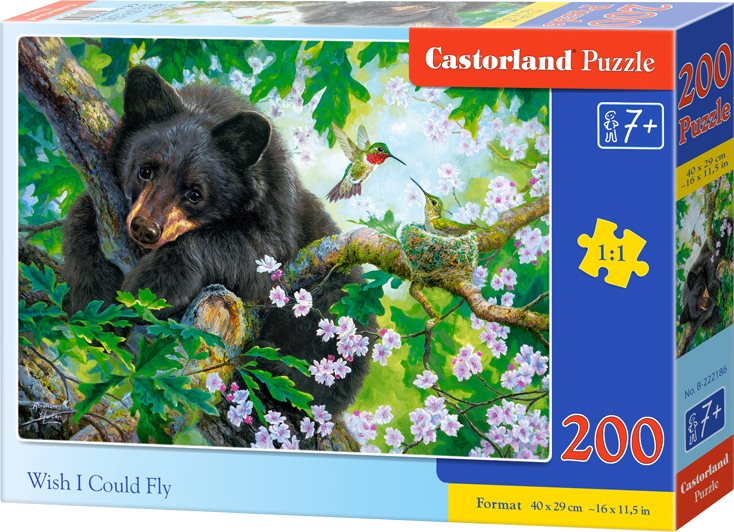 CASTORLAND Puzzle Kéž bych mohl létat 200 dílků