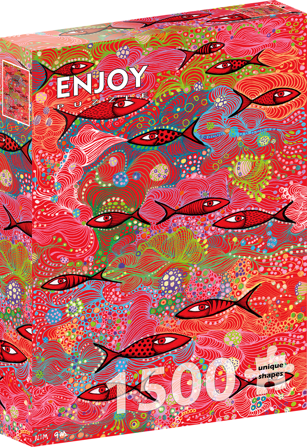 ENJOY Puzzle Sytě červená 1500 dílků