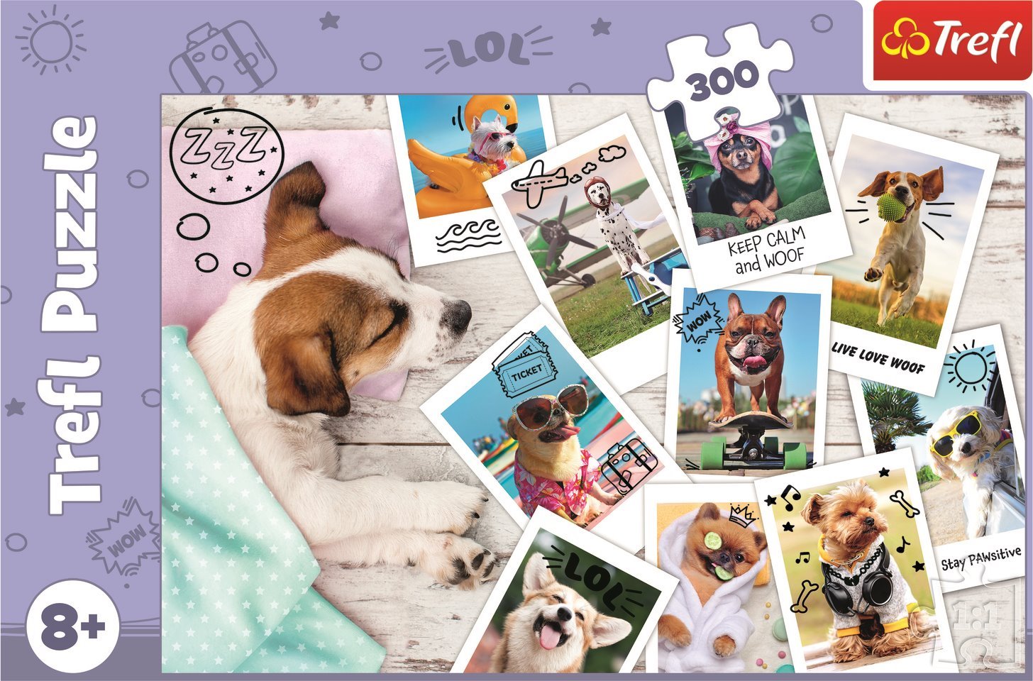 TREFL Puzzle Fotky z dovolené 300 dílků