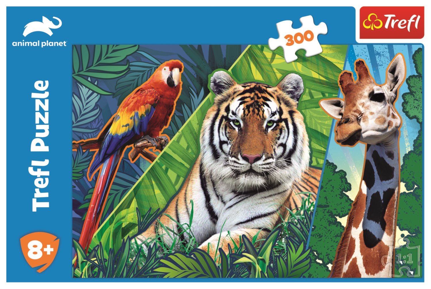 TREFL Puzzle Animal Planet: Úžasná zvířata 300 dílků