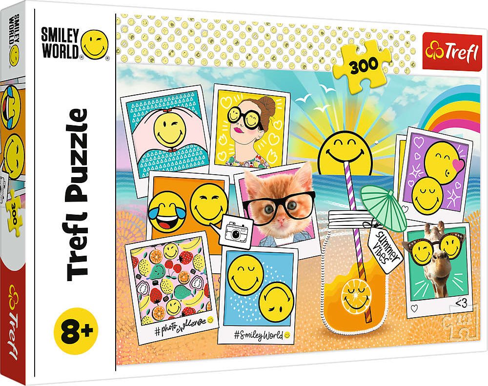 TREFL Puzzle Smiley na dovolené 300 dílků