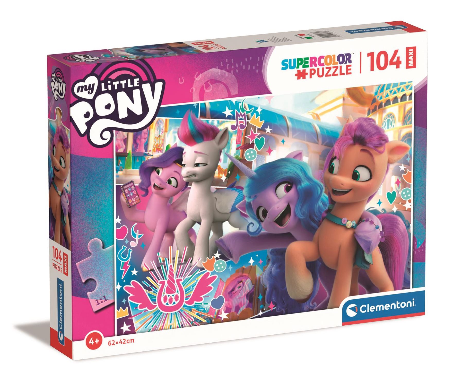 CLEMENTONI Puzzle My Little Pony tančí MAXI 104 dílků
