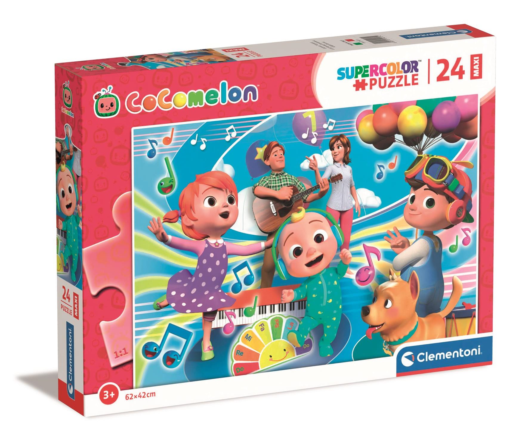 CLEMENTONI Puzzle CoComelon a hudba MAXI 24 dílků