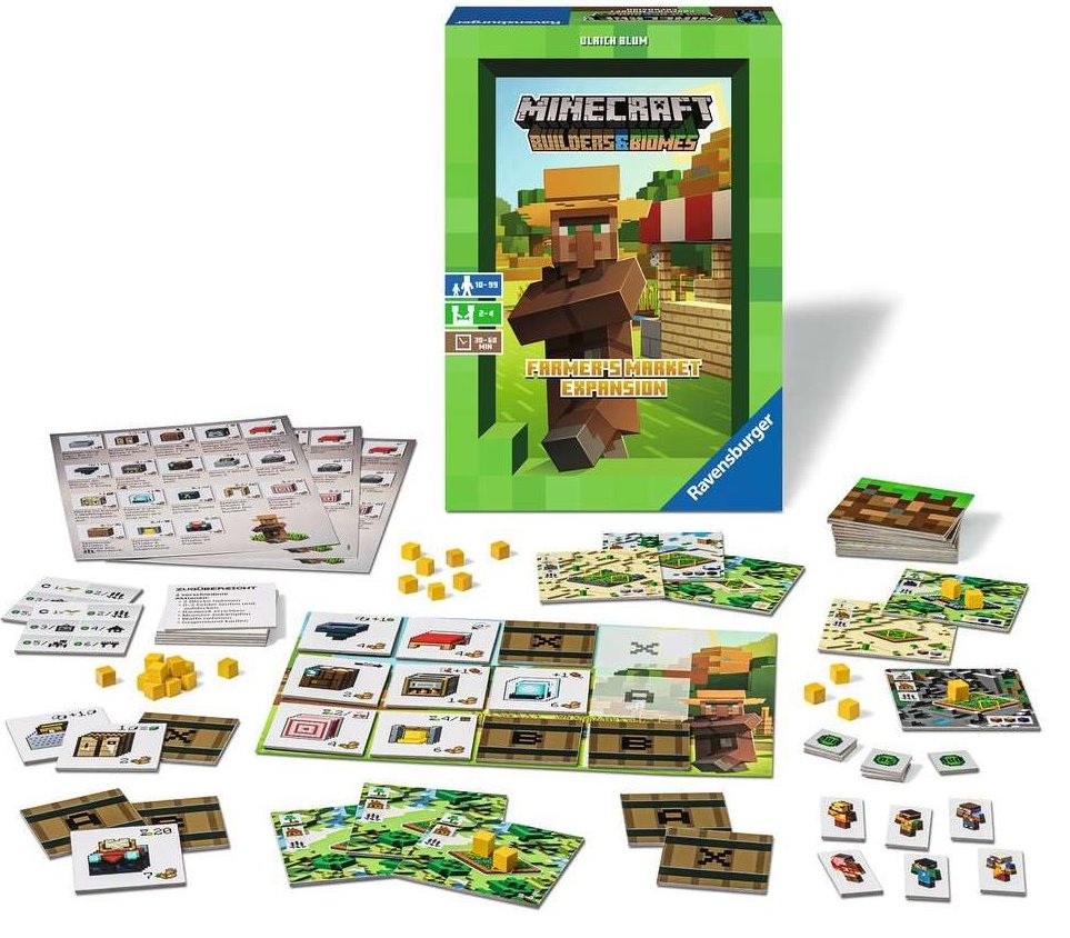 RAVENSBURGER Hra Minecraft: Farmářský trh (rozšíření)