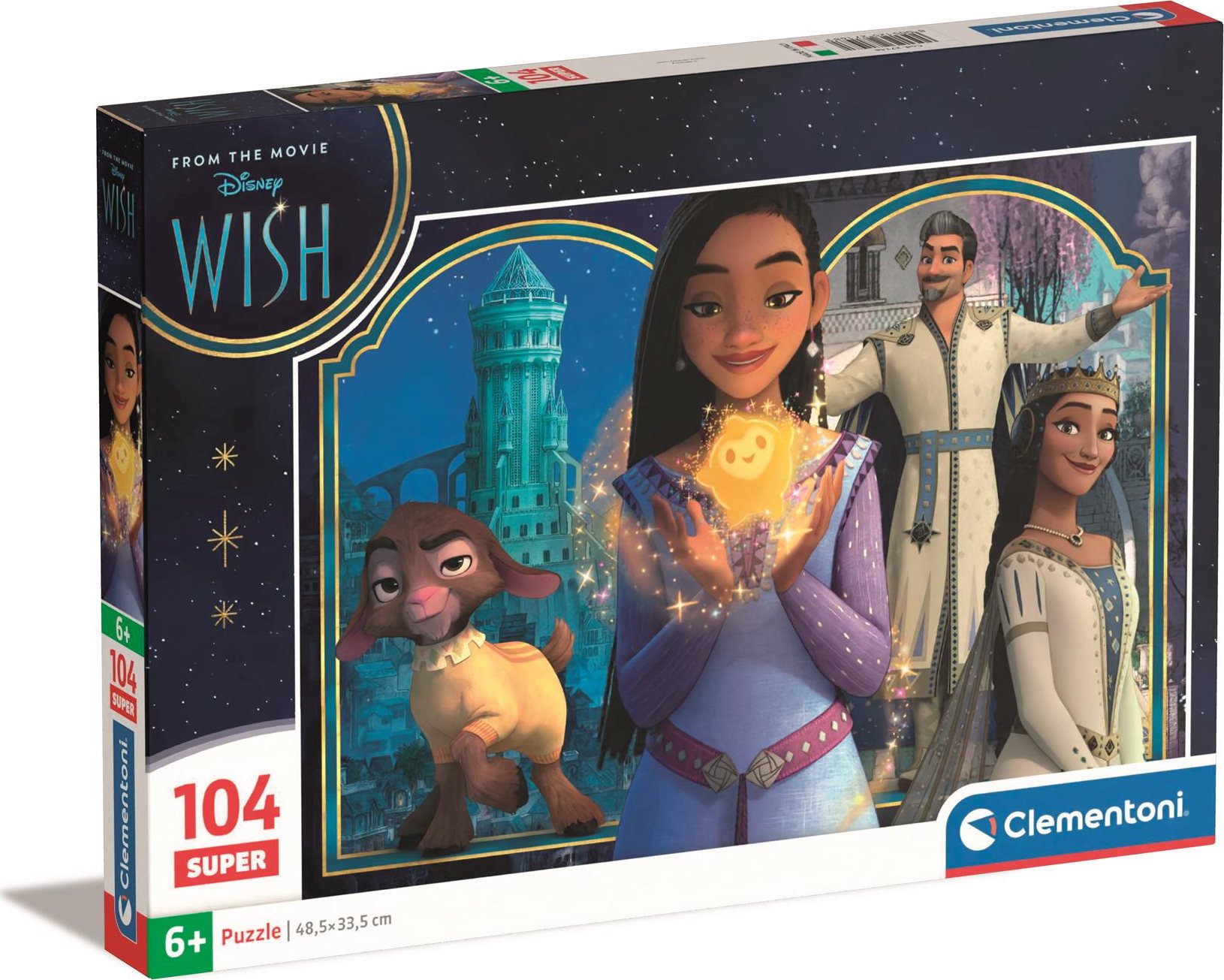 CLEMENTONI Puzzle Přání 104 dílků