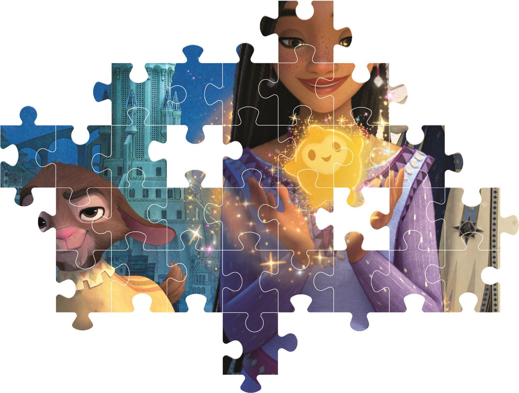 CLEMENTONI Puzzle Přání 104 dílků