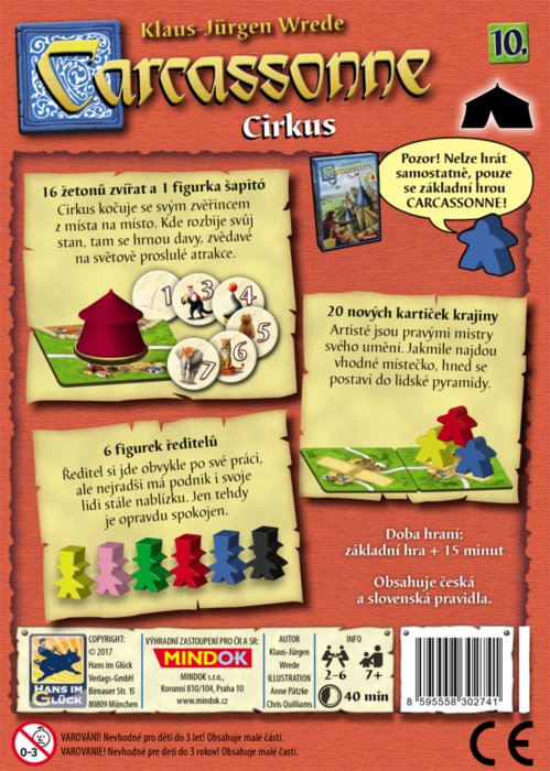 Carcassonne: Cirkus (10. rozšíření)