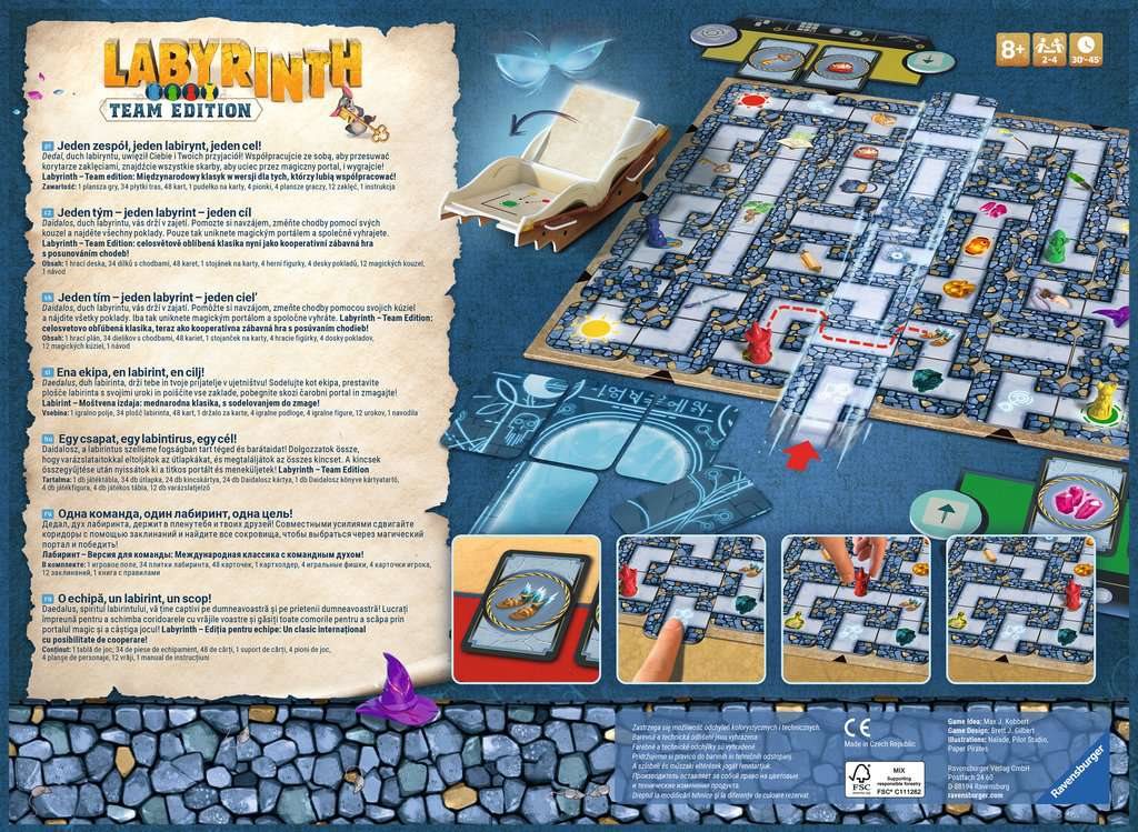 RAVENSBURGER Hra Labyrinth Týmová edice