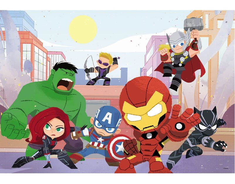 CLEMENTONI Play For Future Puzzle Marvel: Avengers 104 dílků