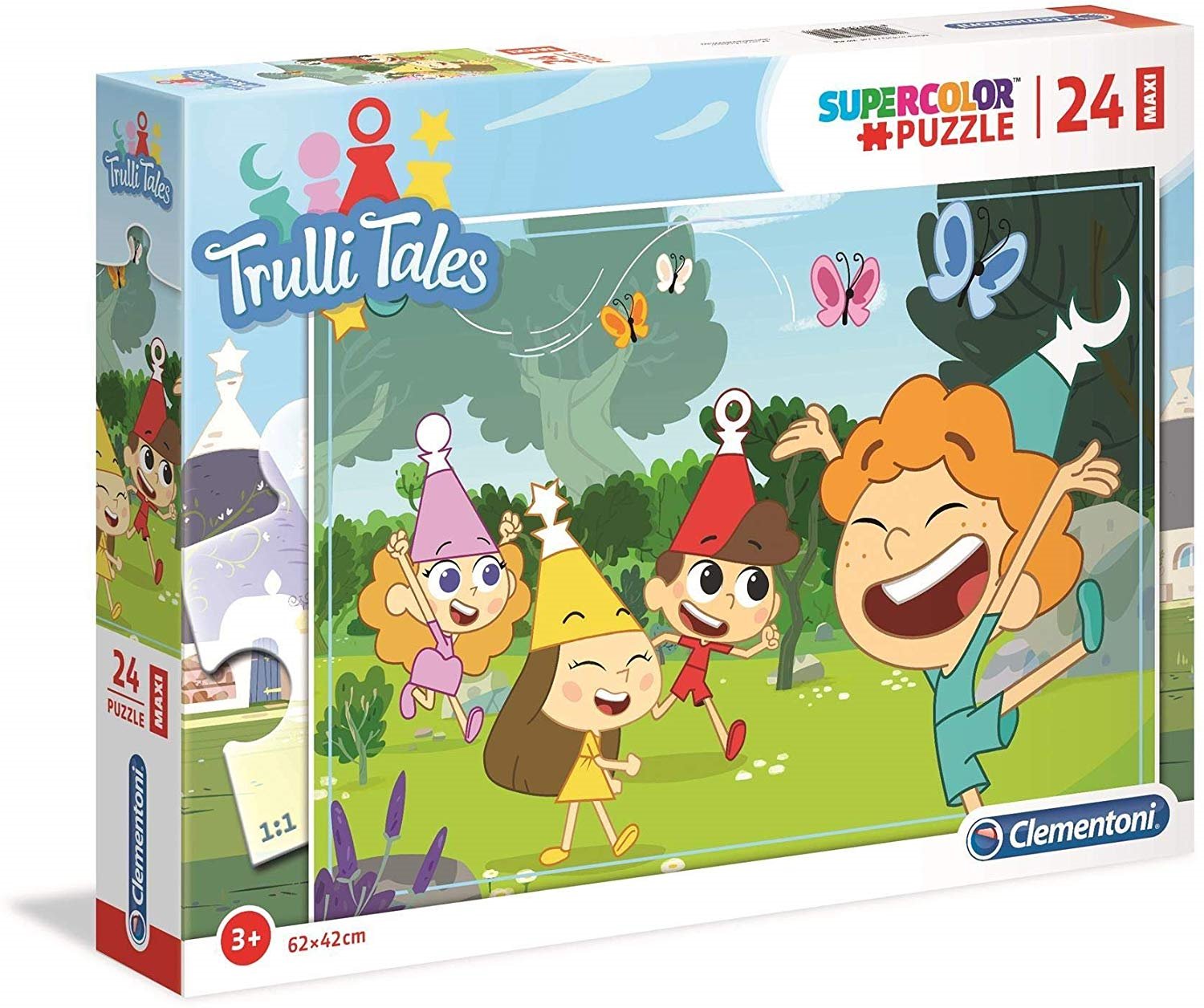 CLEMENTONI Puzzle Trulli Tales MAXI 24 dílků