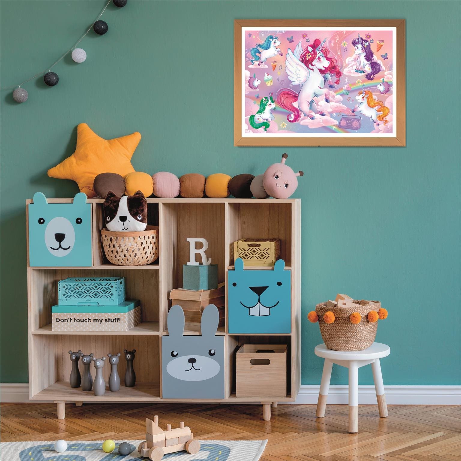 CLEMENTONI Puzzle Veselí jednorožci MAXI 24 dílků