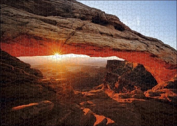 HEYE Puzzle Klenba stolové hory 1000 dílků