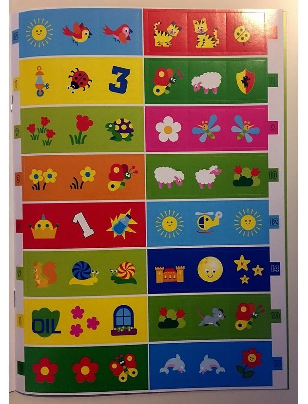 Nakladatelství SUN Zábavné omalovánky podle čísel (zelené)