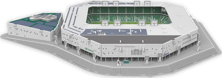 3D PUZZLE STADIUM 3D puzzle Stadion Hitachi Capital Mobility - FC Groningen 111 dílků