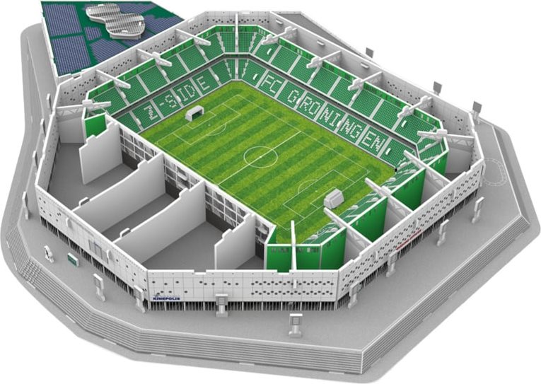 3D PUZZLE STADIUM 3D puzzle Stadion Hitachi Capital Mobility - FC Groningen 111 dílků