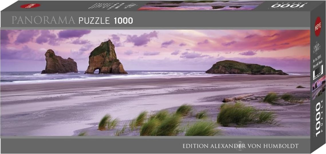 HEYE Panoramatické puzzle Pláž Wharariki 1000 dílků