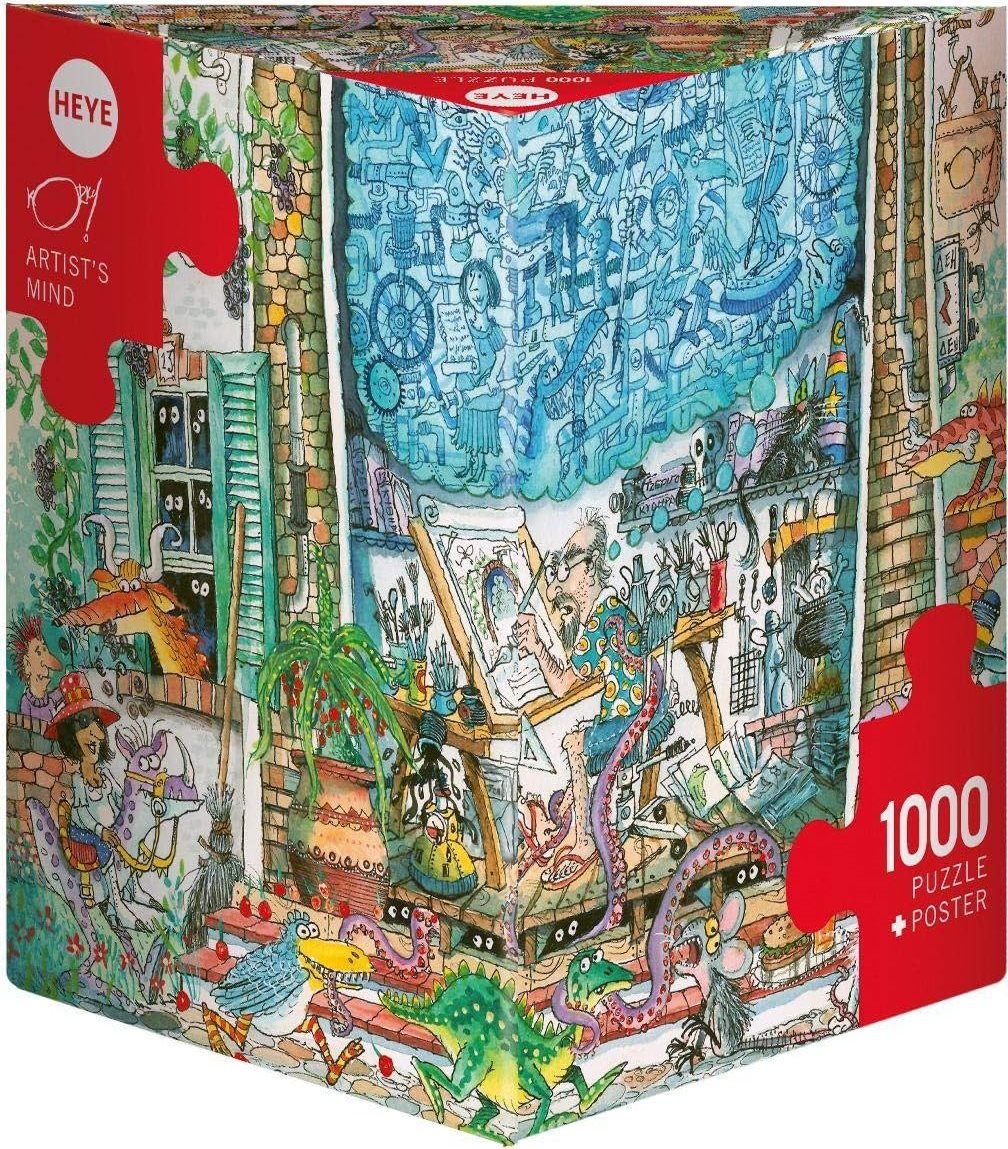 HEYE Puzzle Umělcova mysl 1000 dílků