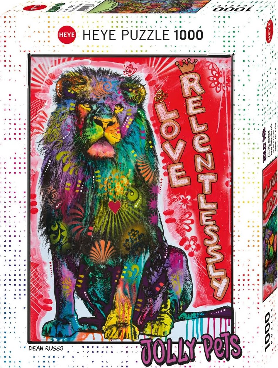 HEYE Puzzle Jolly Pets: Neúnavná láska 1000 dílků
