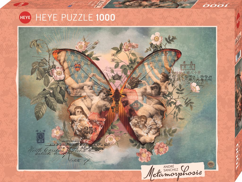 HEYE Puzzle Metamorphosis: Křídla I 1000 dílků