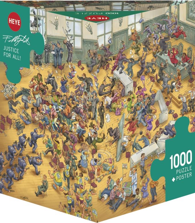HEYE Puzzle Spravedlnost pro všechny! 1000 dílků