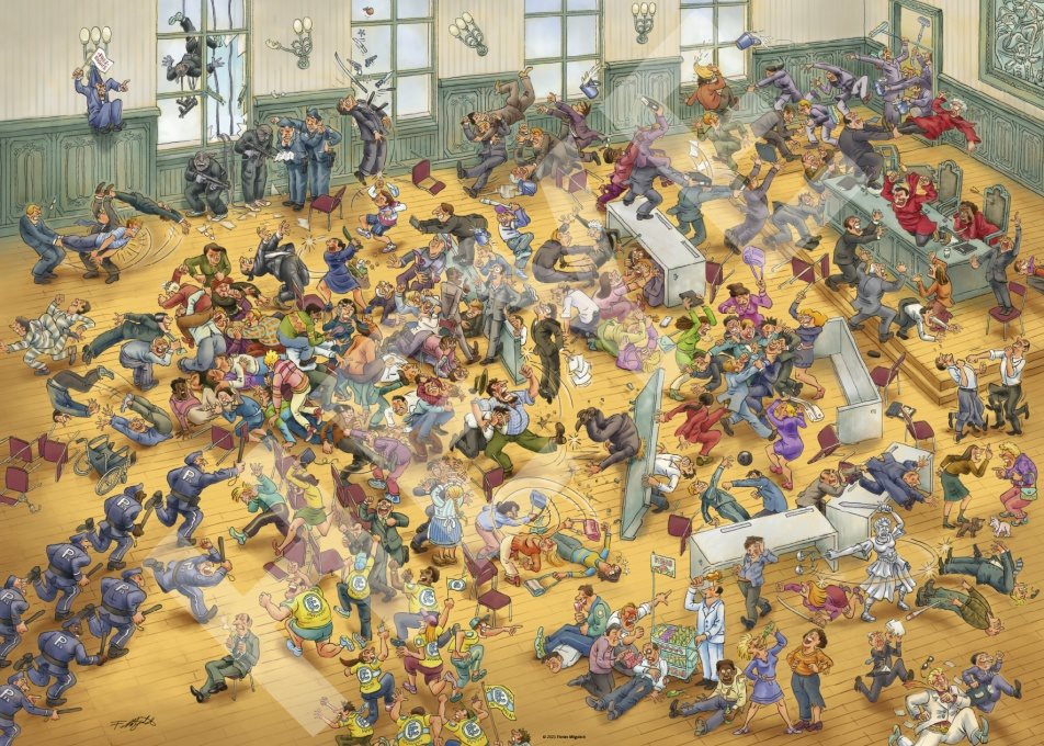HEYE Puzzle Spravedlnost pro všechny! 1000 dílků