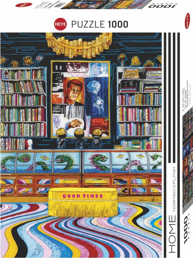 HEYE Puzzle Home: Pokoj s prezidentem 1000 dílků