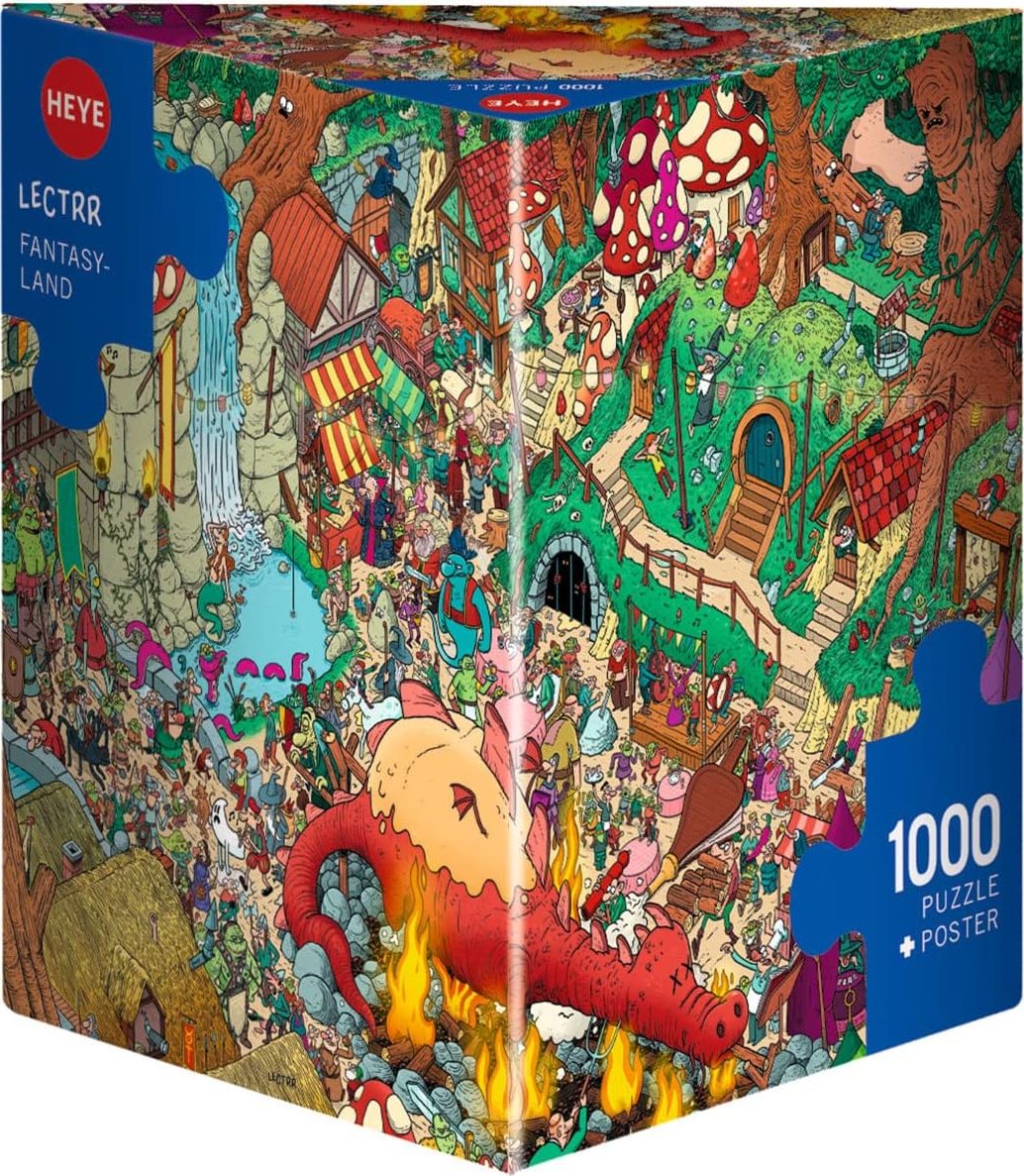 HEYE Puzzle Země fantazie 1000 dílků