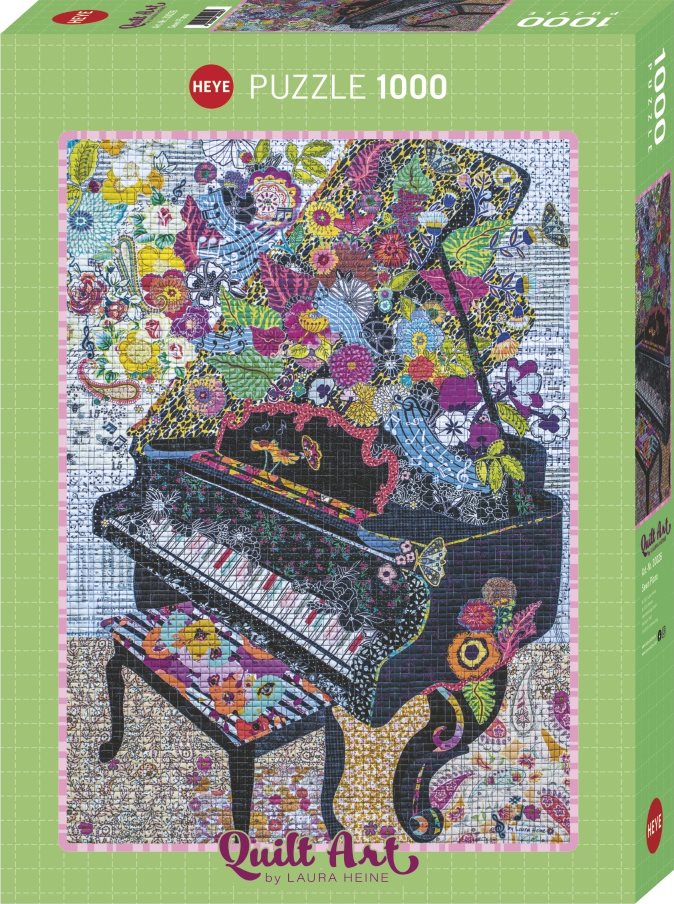 HEYE Puzzle Quilt Art: Klavír 1000 dílků