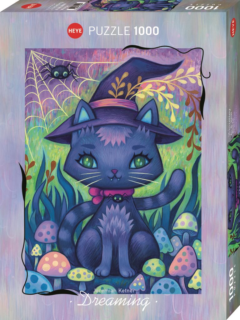 HEYE Puzzle Dreaming: Kočka čarodějka 1000 dílků
