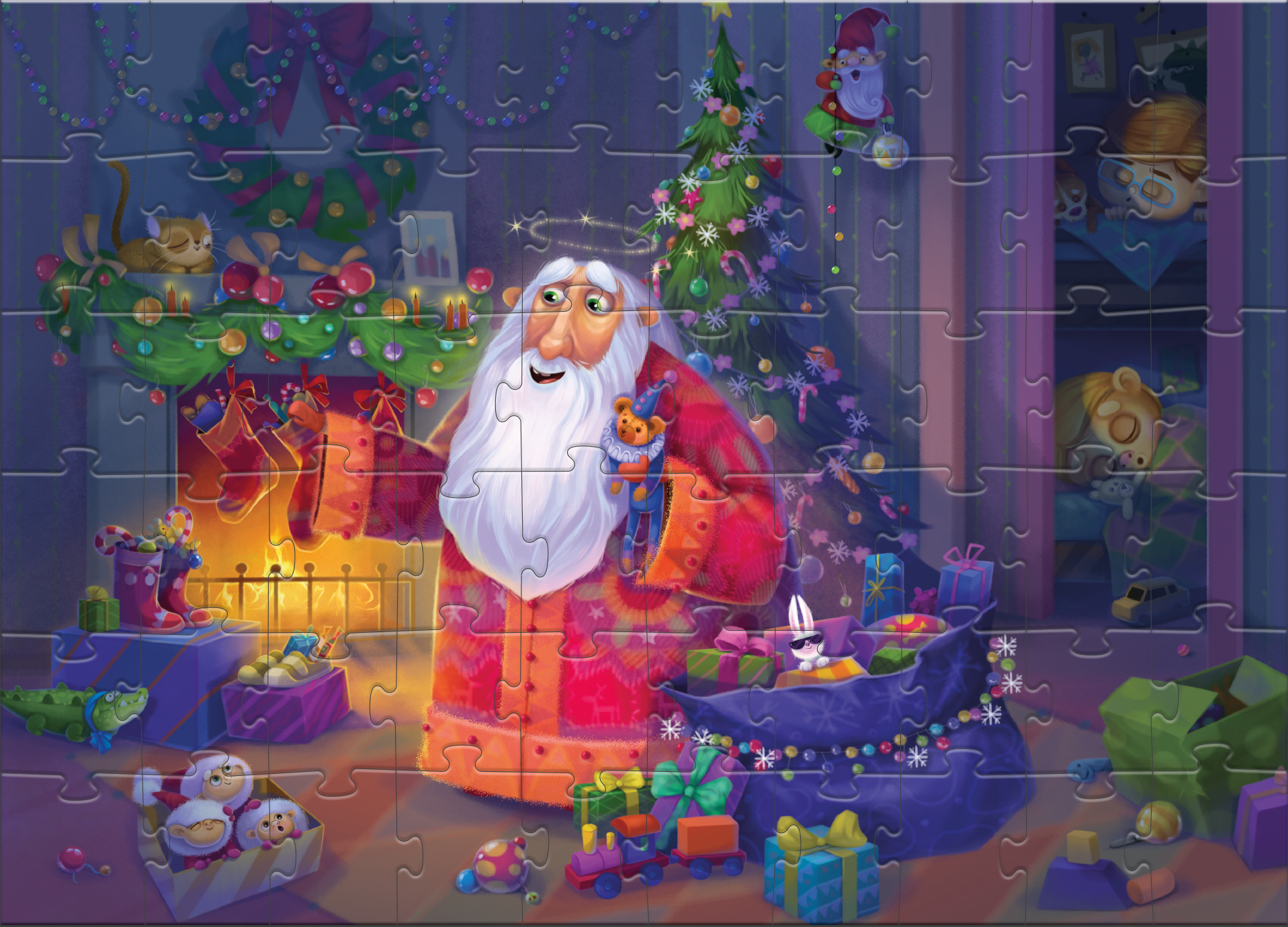 DODO Puzzle Kouzelný vánoční čas 60 dílků