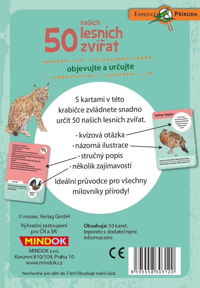 MINDOK Expedice příroda: 50 našich lesních zvířat