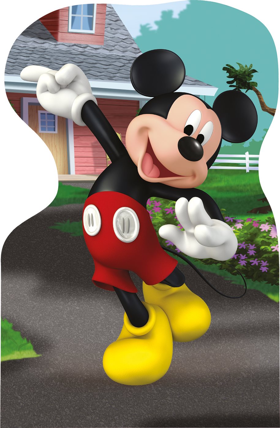 DINO Puzzle Mickey a přátelé ve městě 4x54 dílků