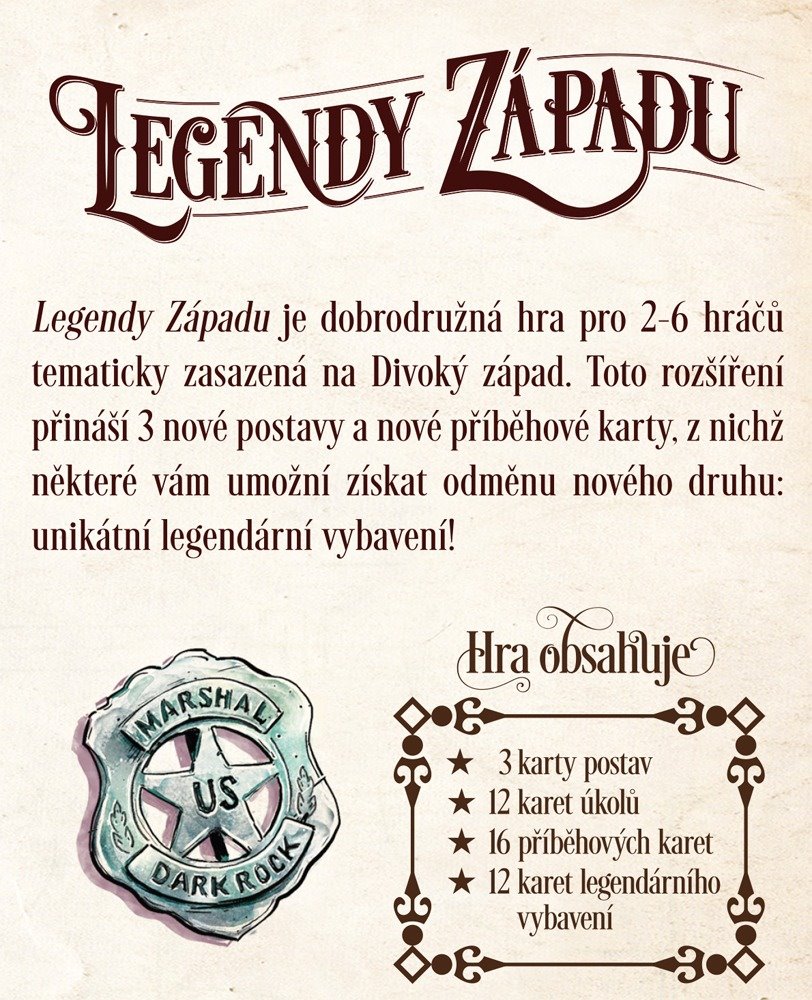MINDOK Legendy Západu: Rozšíření 2 Hodný, zlý a pohledný