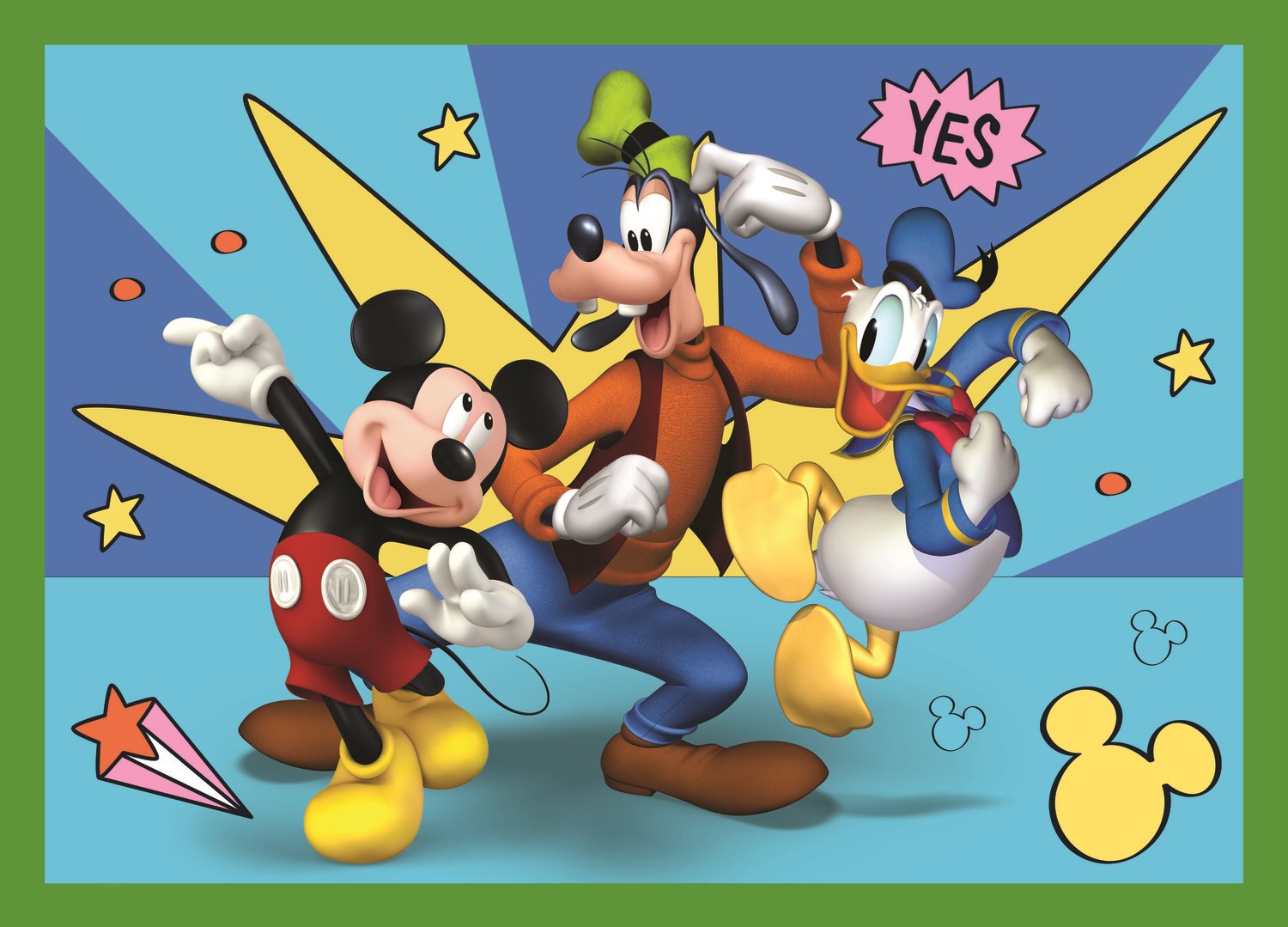 TREFL Puzzle Mickeyho klubík: S přáteli 4v1 (12,15,20,24 dílků)