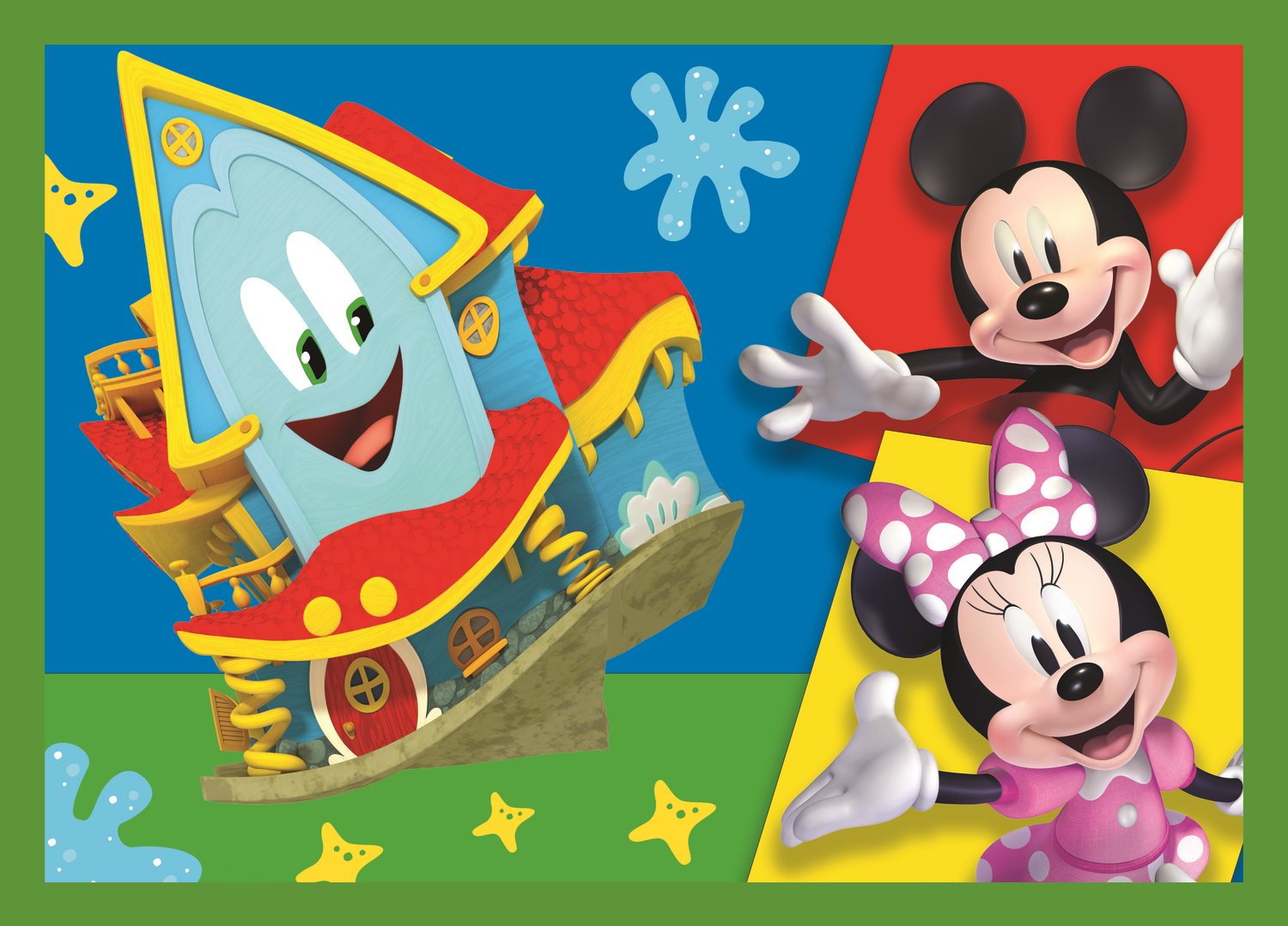 TREFL Puzzle Mickeyho klubík: S přáteli 4v1 (12,15,20,24 dílků)