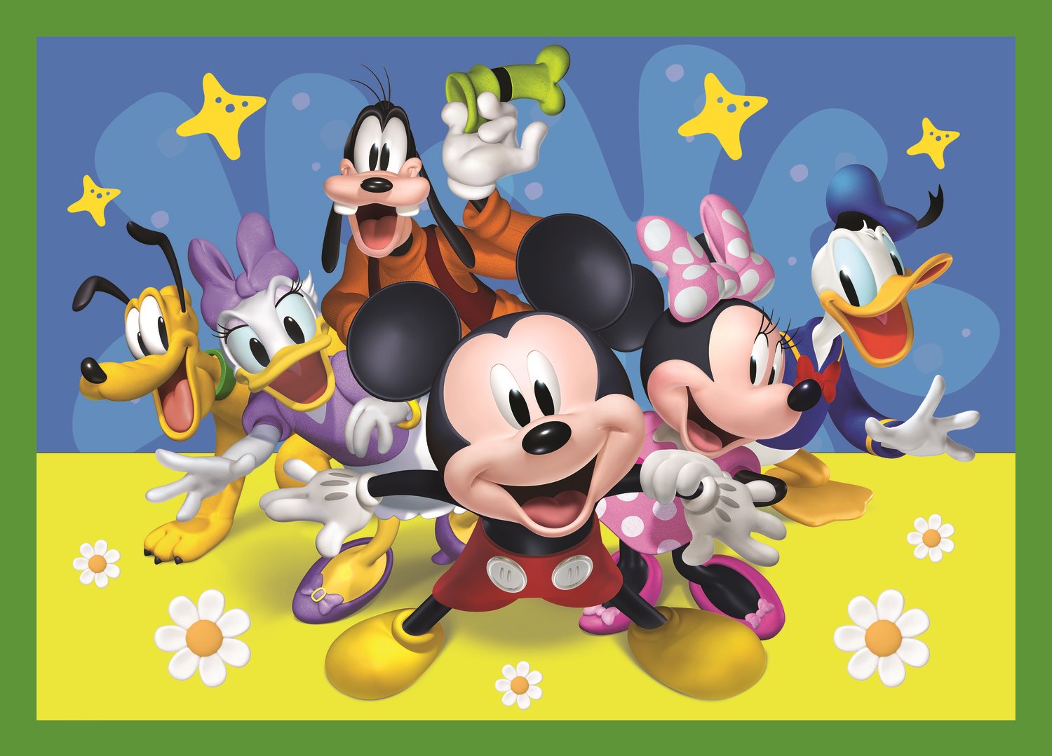 TREFL Puzzle Mickeyho klubík: S přáteli 4v1 (12,15,20,24 dílků)