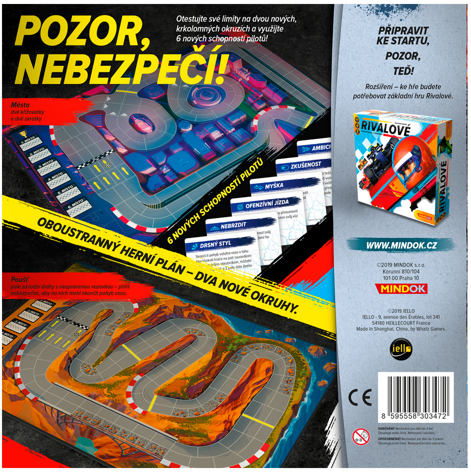 MINDOK Rivalové: Nebezpečné okruhy (rozšíření)