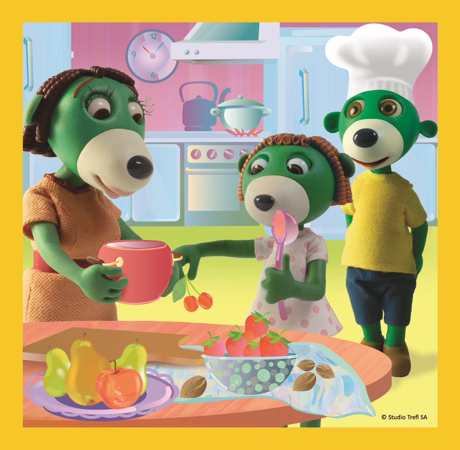 Puzzle Treflíci: Být spolu je fajn 3v1 (20,36,50 dílků)