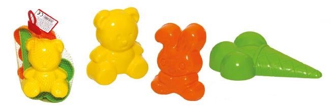 DOHÁNY Formičky na písek 3 ks (mix)