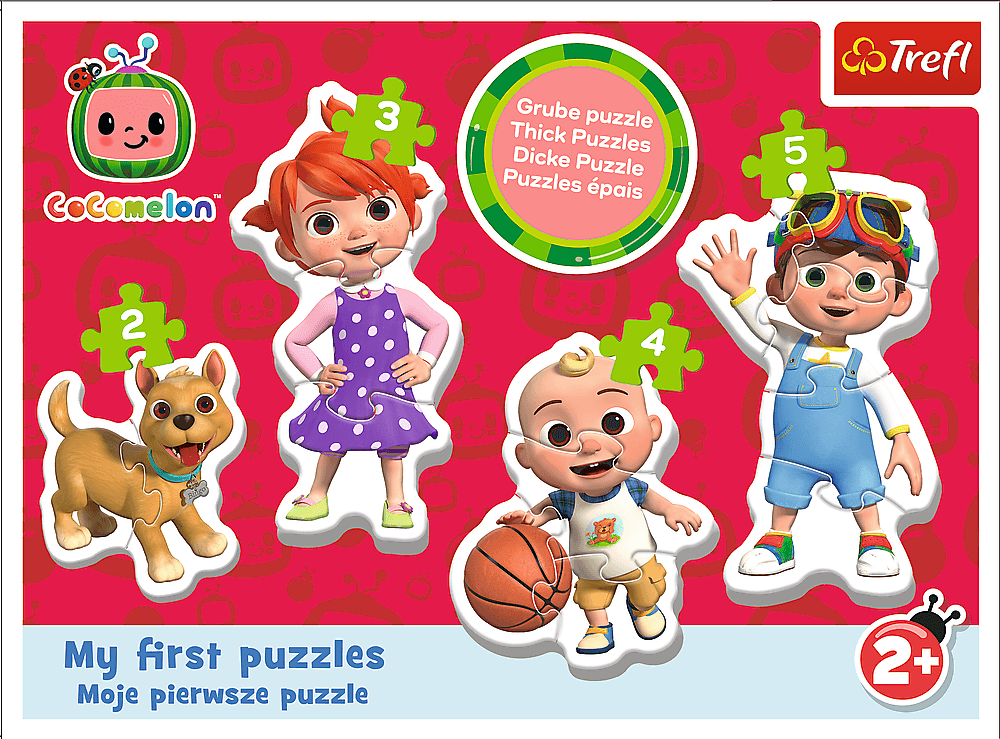 TREFL Baby puzzle Cocomelon 4v1 (2,3,4,5 dílků)